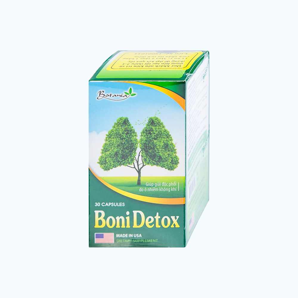 Viên uống Boni Detox hỗ trợ bổ phổi (Hộp 30 viên)