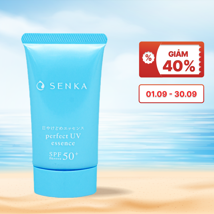 Tinh chất chống nắng SENKA Perfect UV Essence SPF 50+ PA++++ (Tuýp 50g)