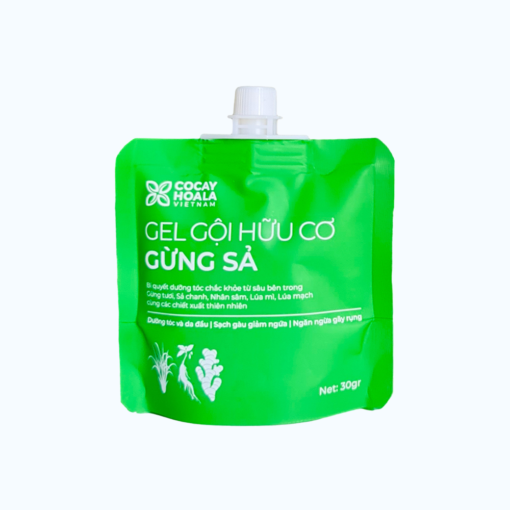 Gel gội hữu cơ gừng sả Cocayhoala (30g)