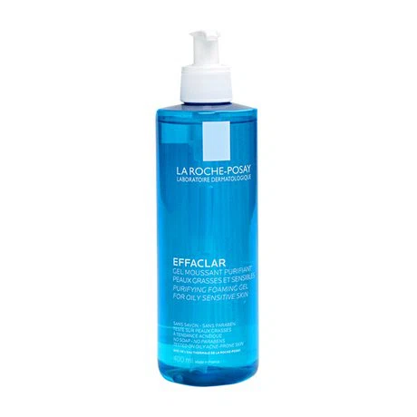 Gel rửa mặt tạo bọt LA ROCHE POSAY EFFACLAR Purifying Foaming Gel For Oily Sensitive Skin làm sạch da dành cho da dầu và da nhạy cảm (Chai 400ml)