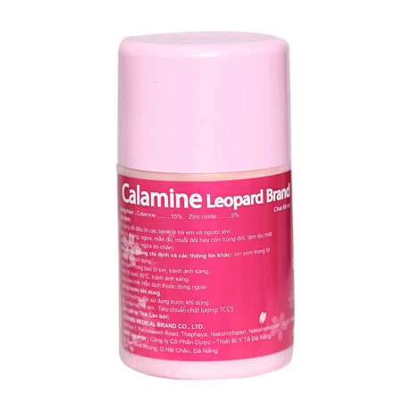 Calamine thường được sử dụng trong các sản phẩm hỗ trợ làm dịu da 