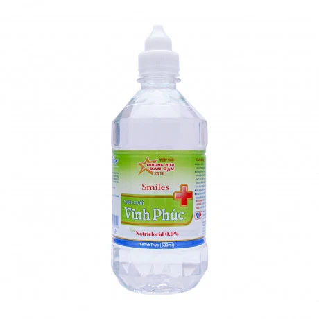 Nước Muối Sinh Lý Vĩnh Phúc Natri Clorid 0,9% 500ml