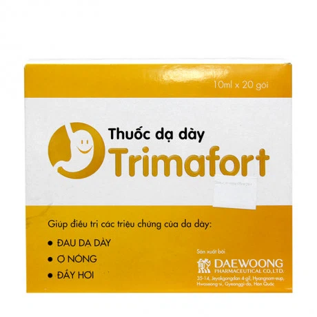 Thuốc dạ dày Trimafort (20 gói x 10ml) điều trị đau dạ dày, ợ nóng, đầy hơi