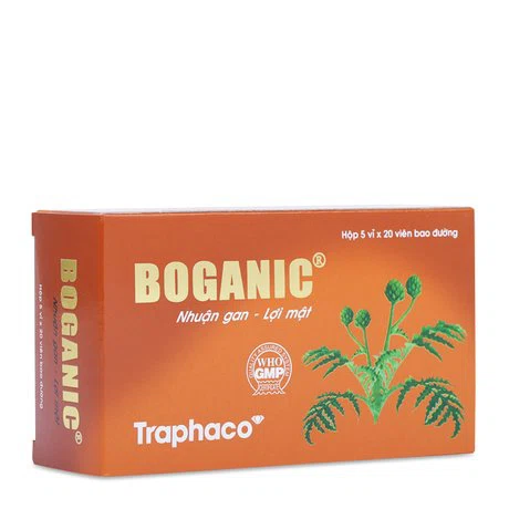 Thuốc bao đường Boganic hỗ trợ các bệnh lý về gan, mỡ máu, giải độc gan (5 vỉ x 20 viên)