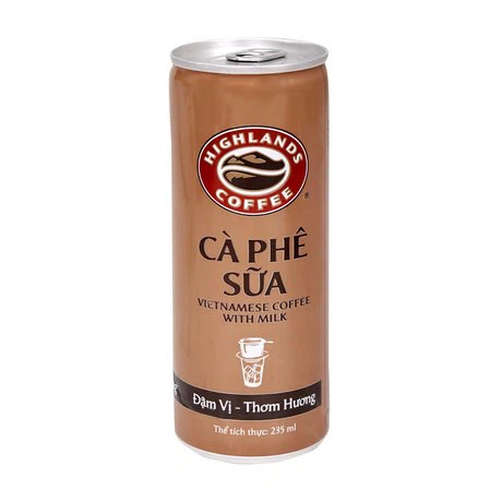 Cà phê sữa HIGHLANDS COFFEE (Lon 235ml)