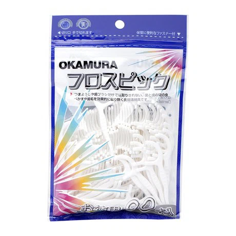 Tăm chỉ nha khoa Okamura làm sạch kẽ răng hiệu quả (90 cây/gói)