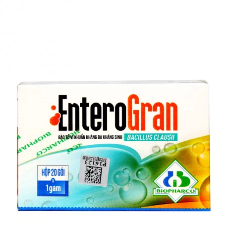 Thuốc bột Enterogran Biopharco điều trị và phòng ngừa rối loạn vi sinh đường ruột (20 gói x 1g)