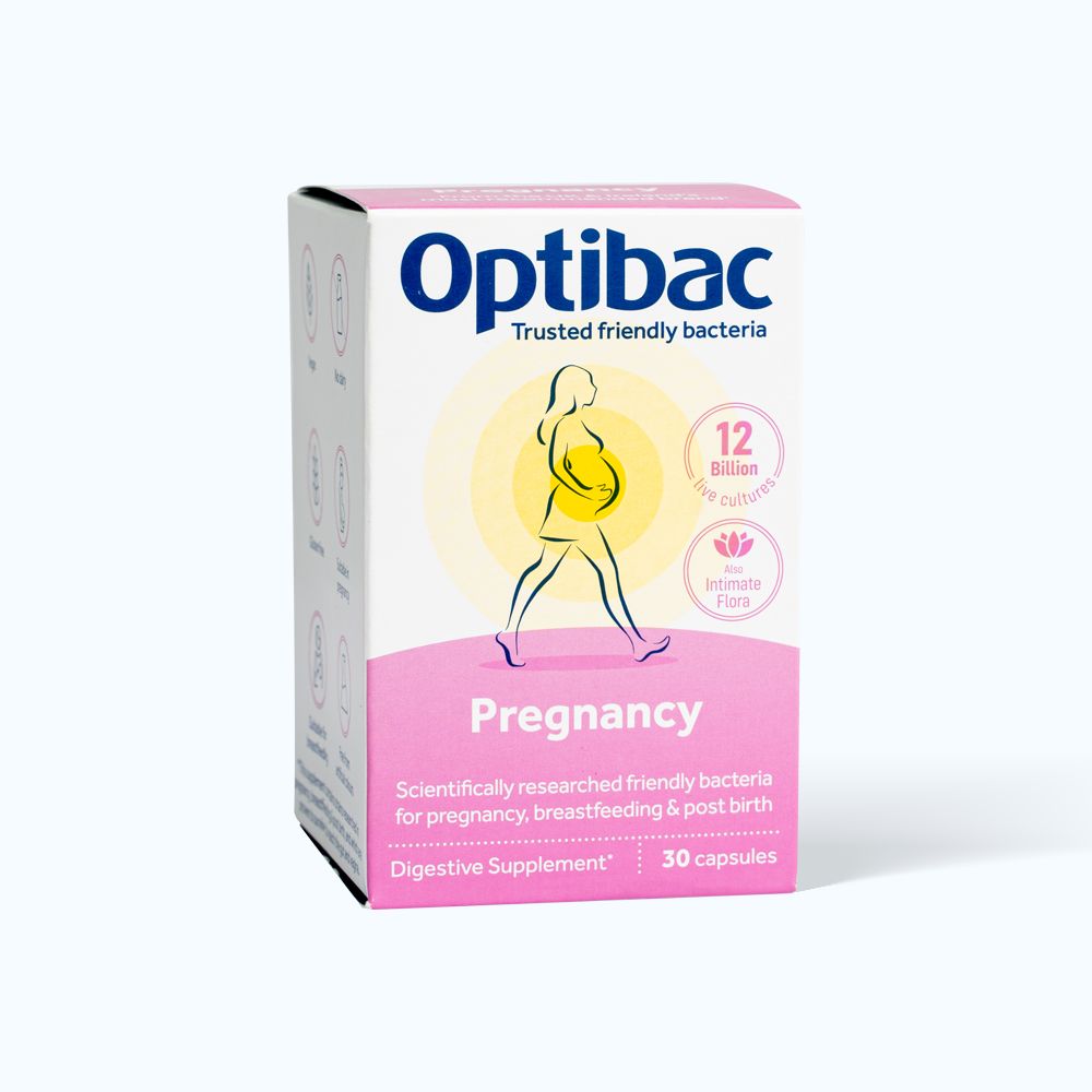 Thực phẩm bảo vệ sức khoẻ Optibac Pregnancy (Hộp 30 viên)