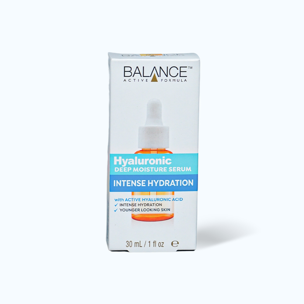 Serum BALANCE Active Formula Hyaluronic Deep Moisture Cấp Nước Dưỡng Ẩm (Hộp 30ml)