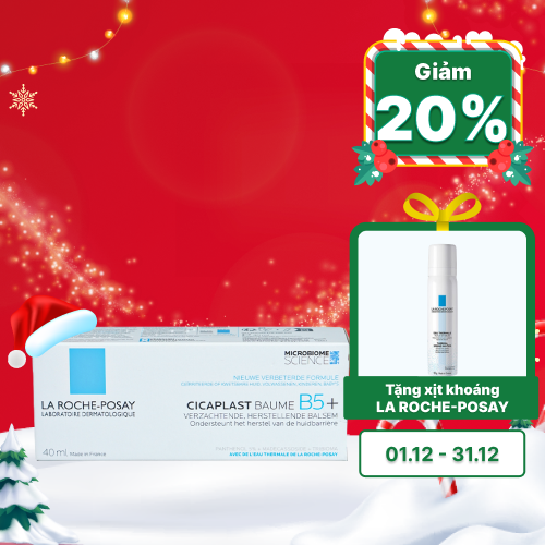 Kem dưỡng da LA ROCHE POSAY Cicaplast Baume B5+ giúp làm mát và làm dịu da  (Tuýp 40ml)