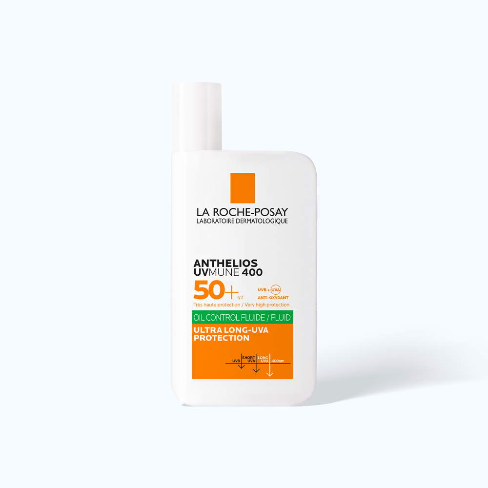 Kem chống nắng La Roche-Posay Anthelios UVMune 400 Oil Control Fluid SPF50+ PA++++ dành cho da dầu mụn (50ml)