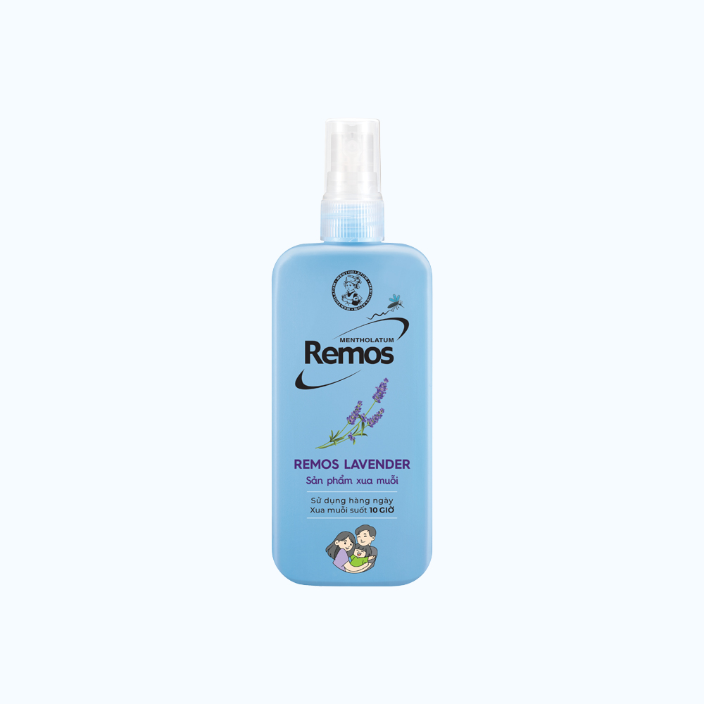 Xịt Chống muỗi Remos Hương Lavender 70ml