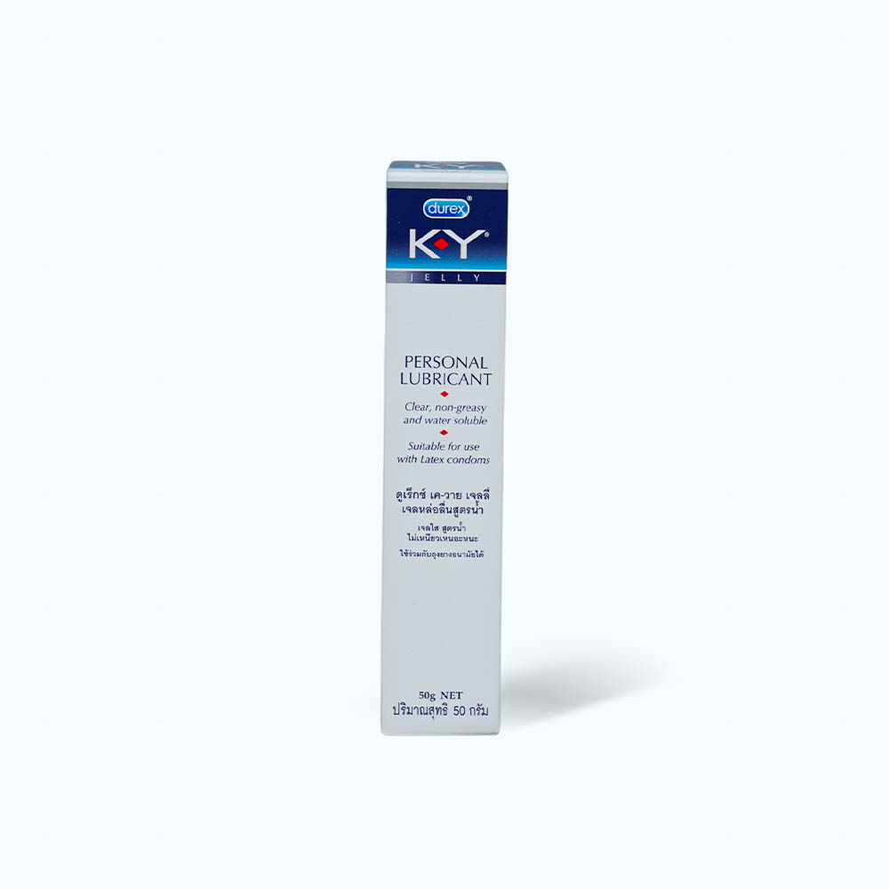 Gel bôi trơn DUREX KY Jelly tạo cảm giác mát lạnh, mượt mà cùng với hương bạc hà the mát (tuýp 50g)