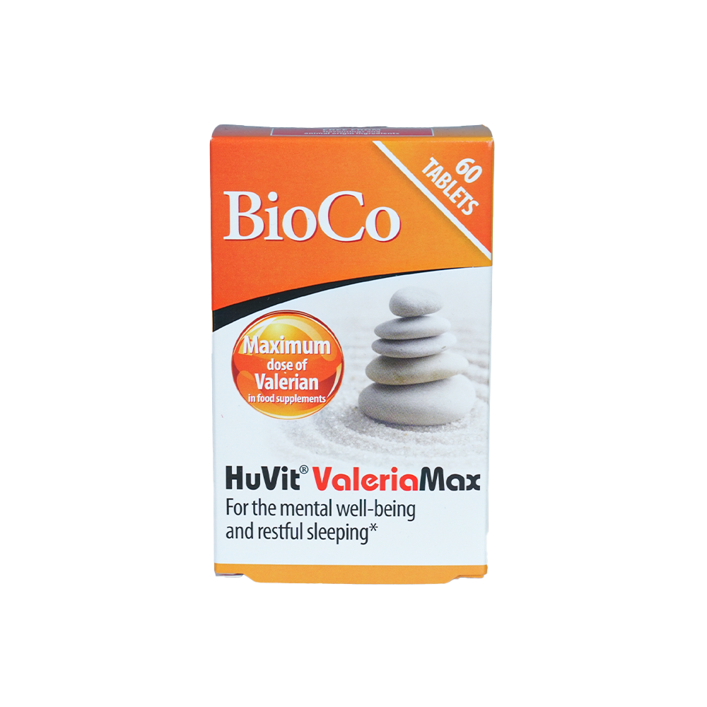 Viên uống Bioco Huvit Valeria Max hỗ trợ giấc ngủ, an thần (Hộp 3 vỉ x 20 viên)