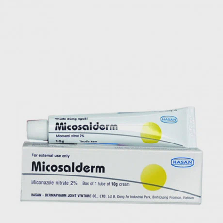 Thuốc Micosalderm Hasan - Thuốc trị lang ben, nấm da, hắc lào (Tuýp 10g)