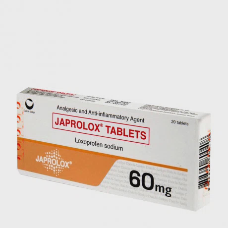 Thuốc Japrolox 60mg giảm viêm đau trong viêm khớp dạng thấp, viêm xương khớp (2 vỉ x 10 viên)