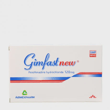 Thuốc Gimfastnew 120mg điều trị viêm mũi dị ứng, mày day (2 vỉ x 10 viên)