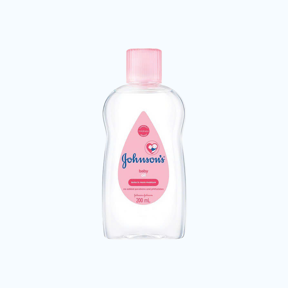 Dầu Dưỡng Ẩm Mát Xa Johnson's baby oil giúp khóa ẩm, phù hợp mát xa bé (200ml)