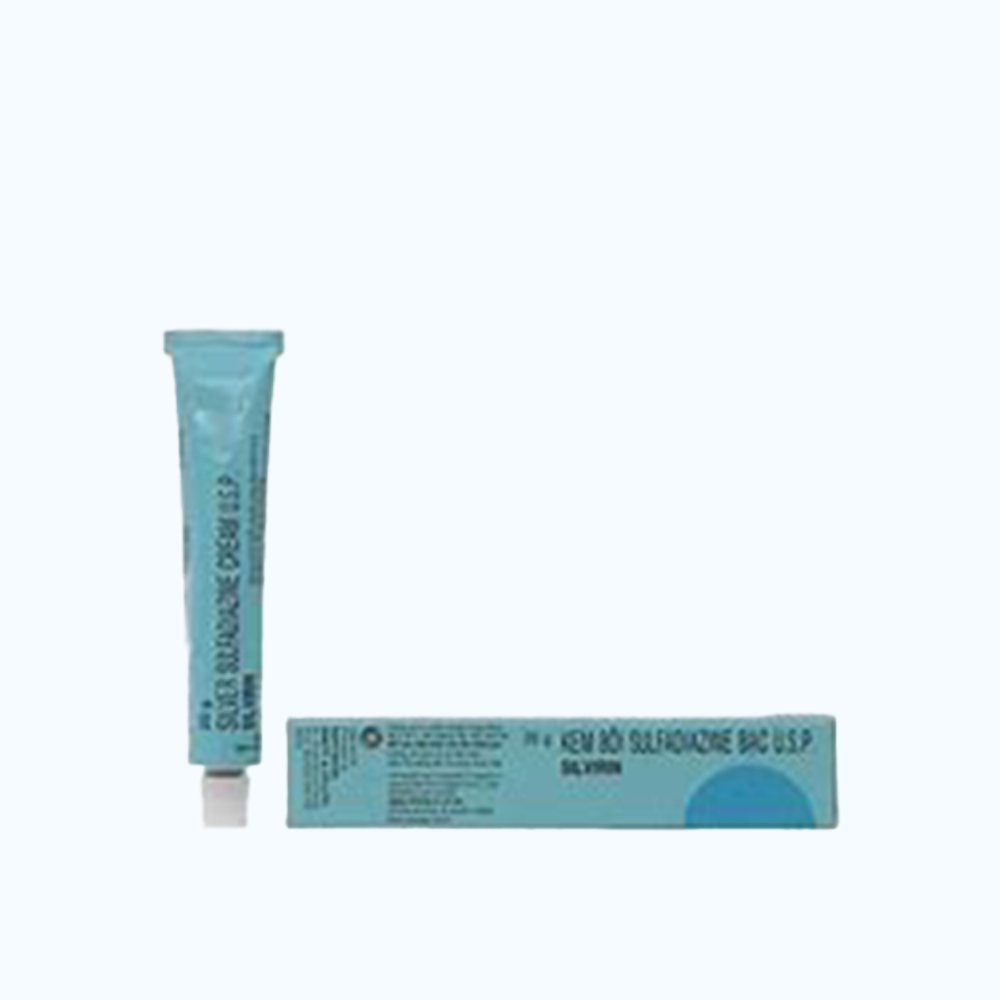 Thuốc dùng ngoài Silvirin 20g phòng và điều trị nhiễm khuẩn do bỏng độ 2 và 3 (tuýp 20g)