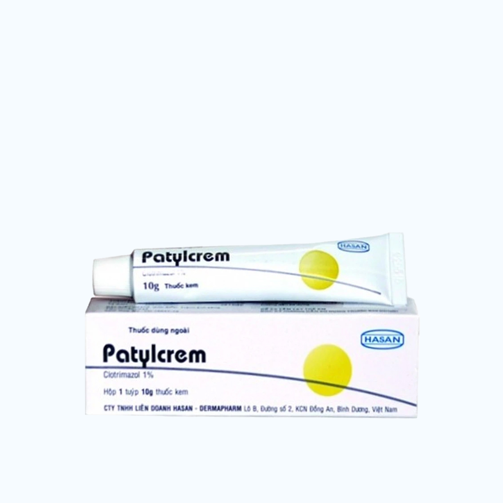 Patylcrem (Hộp 1 tuýp 10g) trị trị nấm, hắc lào, lang ben