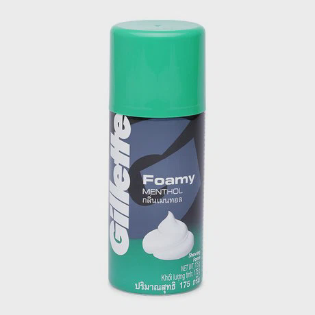 Bọt cạo râu Gillette Foamy Hương Bạc Hà - 175g