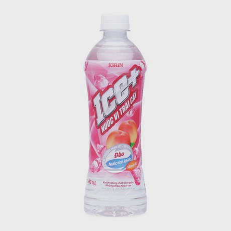 Nước uống KIRIN ICE+ trái cây vị đào (490ml)