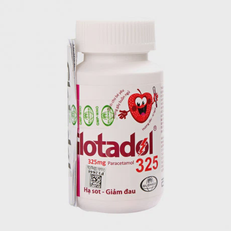 Thuốc Glotadol 325mg giúp giảm đau và hạ sốt (chai 200 viên)