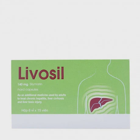 Thuốc Livosil 140mg hỗ trợ điều trị các bệnh về gan (8 vỉ x 15 viên)
