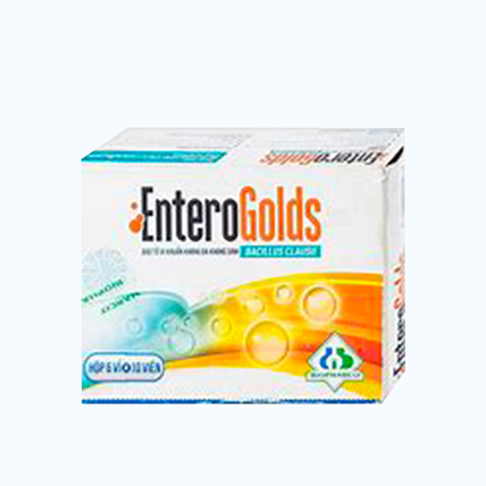 Thuốc EnteroGolds giúp cân bằng hệ vi sinh đường ruột (6 vỉ x 10 viên)
