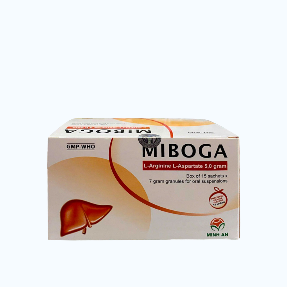 Thuốc Cốm pha hỗn dịch uống Miboga Minh An 5g