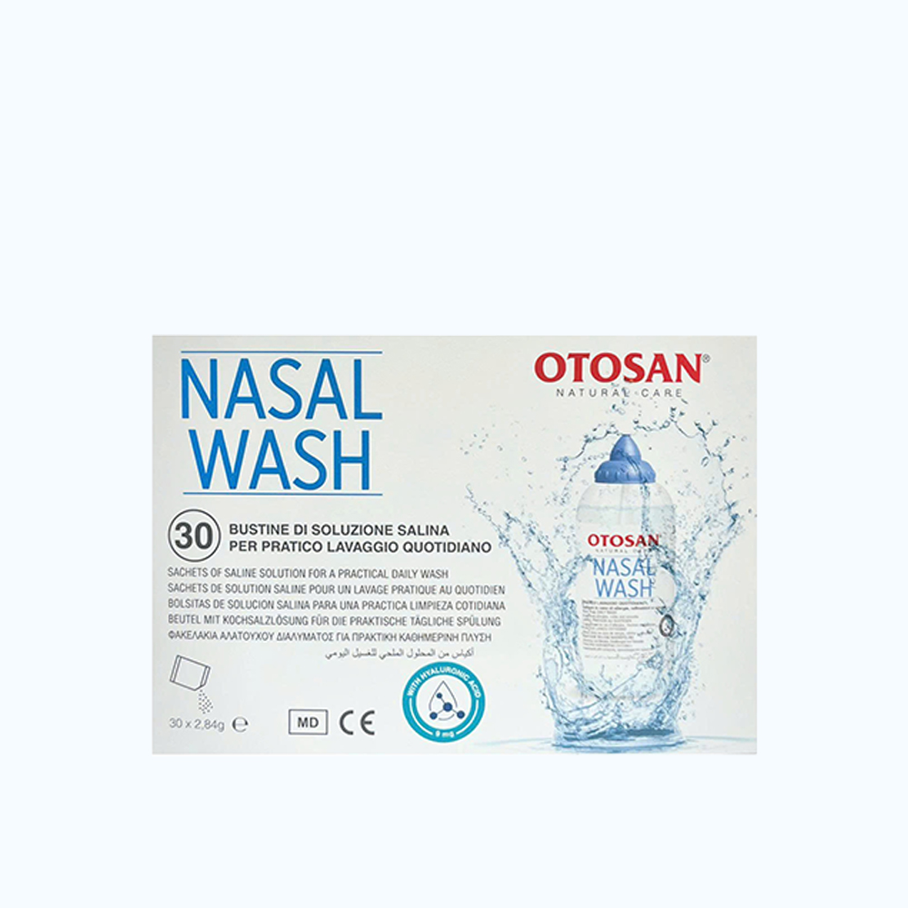 Muối rửa mũi OTOSAN Nasal Wash loại bỏ chất nhầy dư thừa, cục máu đông (30 gói)