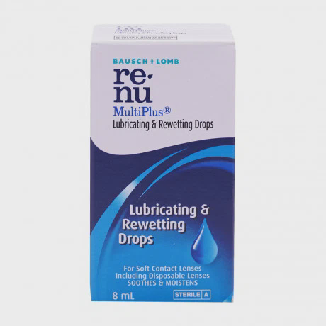 Dung dịch nhỏ mắt RENU dưỡng ẩm và làm mềm kính áp tròng (Chai 8ml)