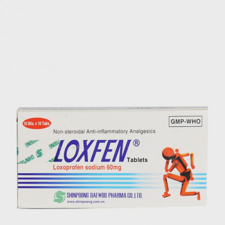 Thuốc Loxfen 60mg giảm đau kháng viêm không steroid (10 vỉ x 10 viên)