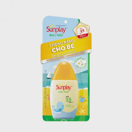 Sữa Chống Nắng Cho Bé Và Da Nhạy Cảm Sunplay Baby Mild SPF35/PA++ 30Gr