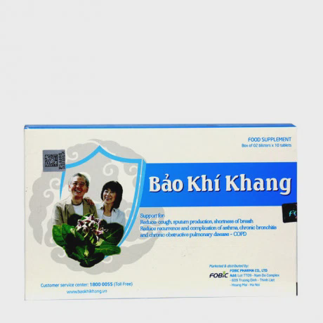 Bảo Chí Khang (hộp 20 viên) hỗ trợ giảm ho, khó thở, tiêu đờm