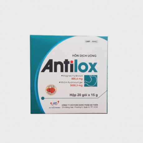 Hỗn dịch uống Atirlic điều trị viêm dạ dày cấp và mạn tính, đầy hơi, chướng bụng (hộp 20 gói)