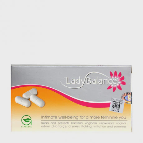 Viên đặt âm đạo LadyBalance giảm khí hư và ngứa rát, đau nhức âm đạo (1 vỉ x 12 viên)