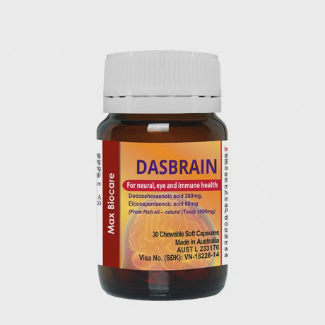 Thuốc Dasbrain Pharmametics hỗ trợ các chức năng não bộ (30 viên)
