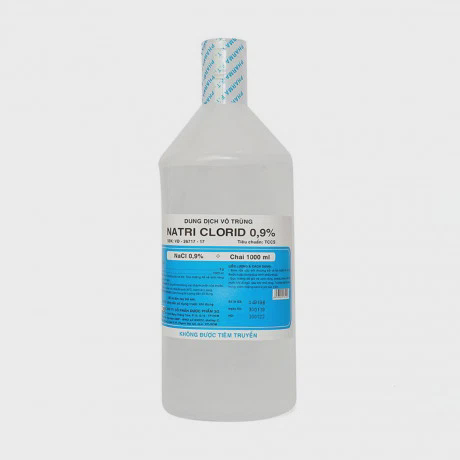 Dung dịch vô trùng Natri clorid 0.9% rửa vết thương và súc miệng (Chai 1000ml)