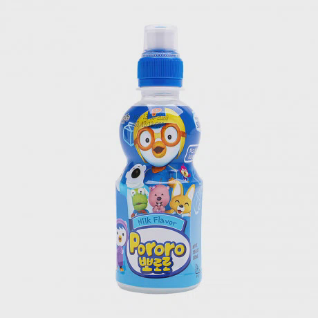 Nước trái cây PORORO vị sữa bổ sung Vitamin, canxi và dưỡng chất (chai 235ml)