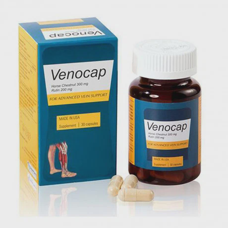 Viên uống Venocap (Hộp 30 viên) giúp hỗ trợ giảm suy giãn tĩnh mạch