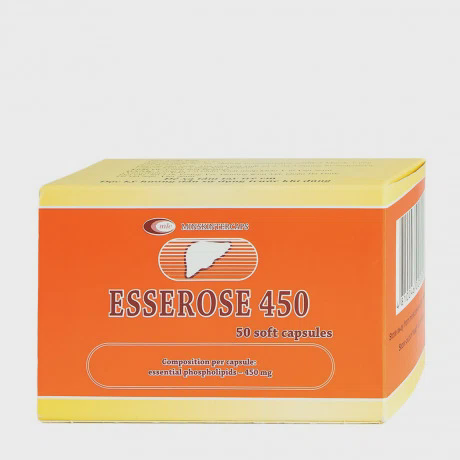 Thuốc Esserose 450mg cải thiện các triệu chứng bệnh lý gan