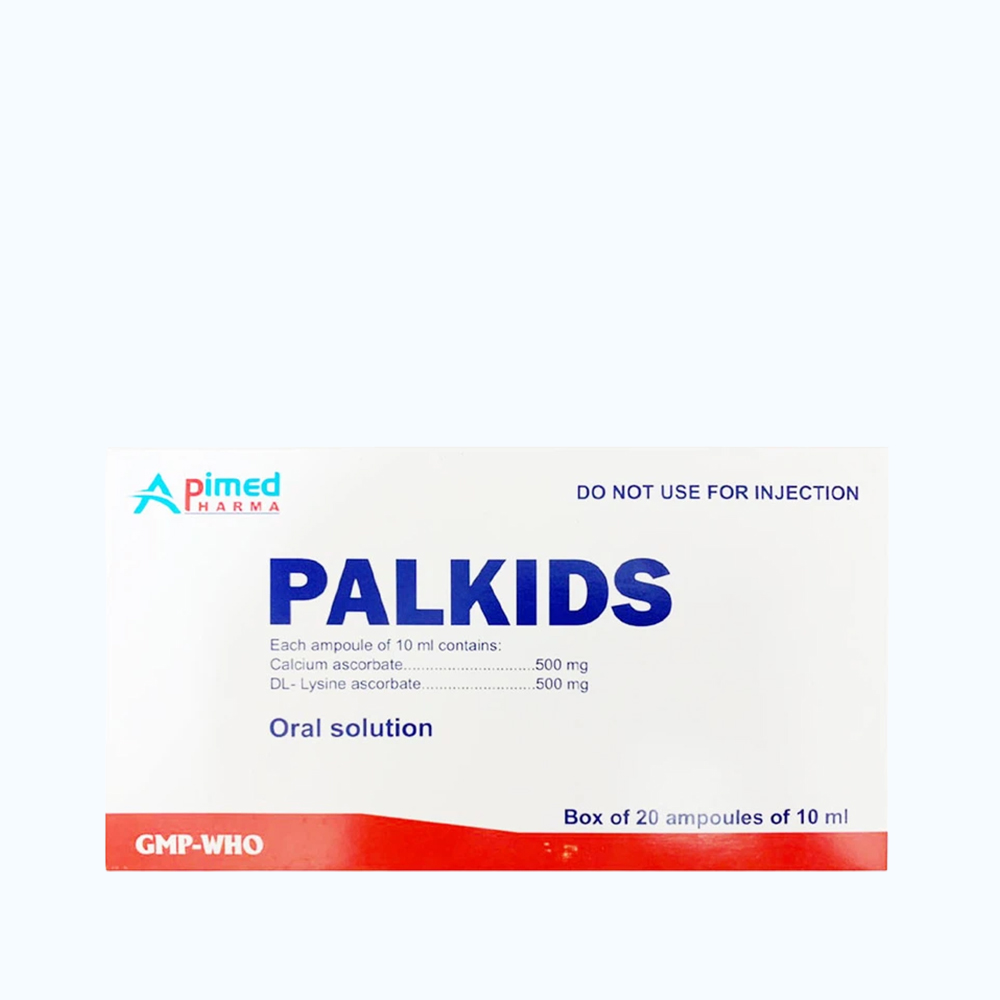Palkids 10ml Apimed (Hộp 20 Ống)