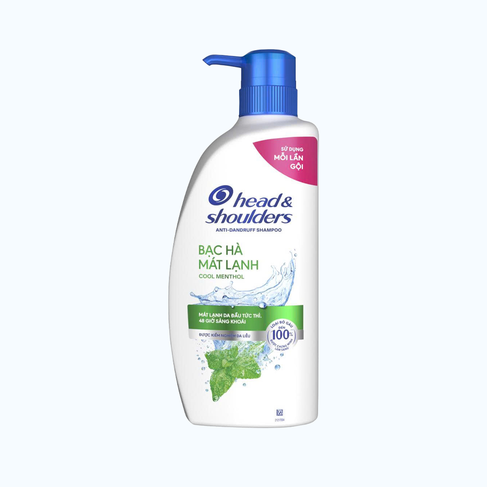 Dầu Gội Sạch Gàu Head & Shoulders - Bạc Hà Mát Lạnh - Chai 850ml