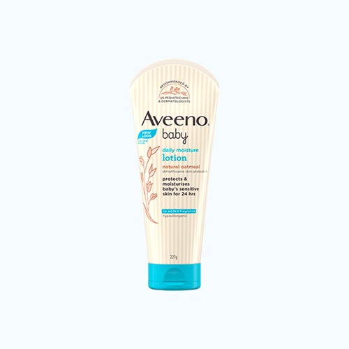 Sữa dưỡng thể Aveeno Baby Daily Moisture Lotion dưỡng ẩm da cho bé (Tuýt 227g)