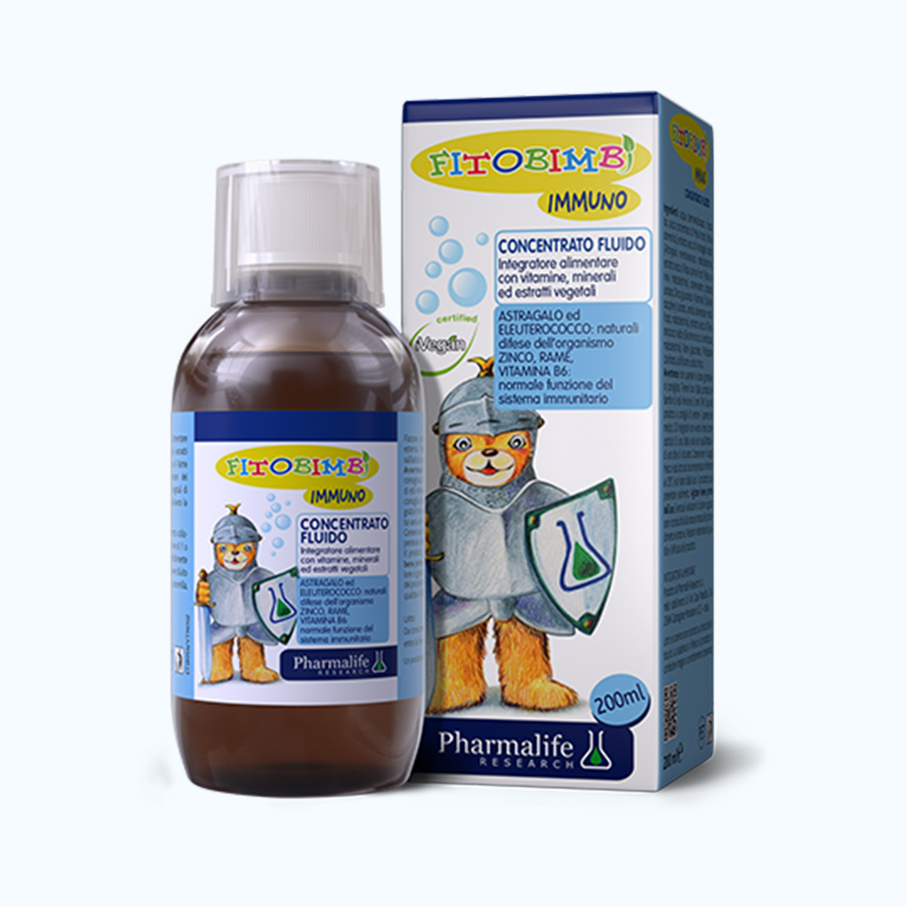 Siro Fitobimbi Immuno hỗ trợ tăng cường miễn dịch cho trẻ (Chai 200ml)