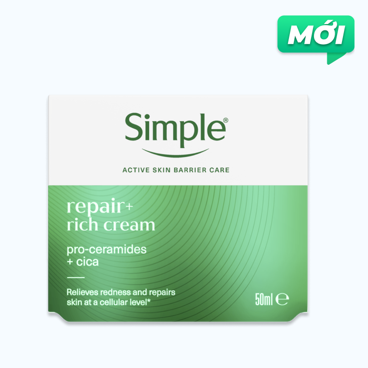 Kem Dưỡng Simple Repair+ Rich Cream 50ml