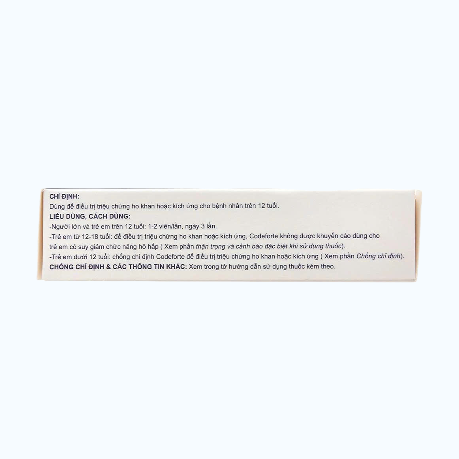 Codeforte Nam Hà (Hộp 2 vỉ x 10 viên)