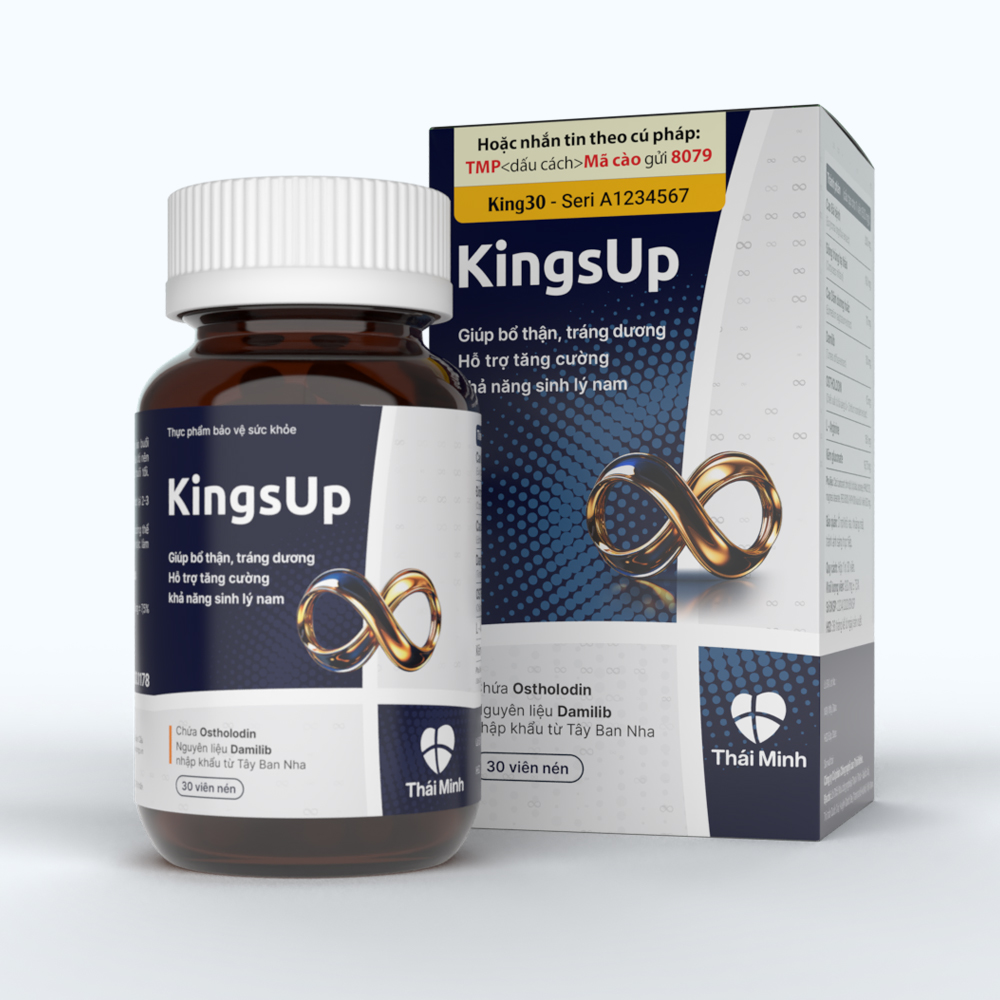 Viên uống KingsUp (hộp 30 viên) giúp tăng cường sinh lý nam
