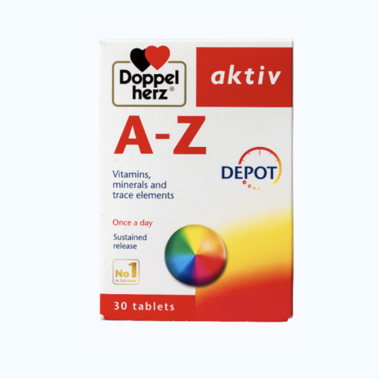 DOPPLEHERZ A-Z Depot Hỗ Trợ Cường Sức Đề Kháng (Hộp 30 Viên)